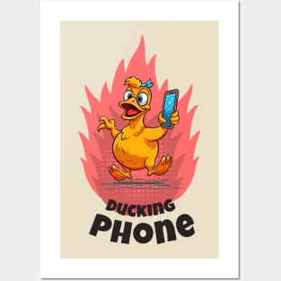 Ducking Phone Posters and Art